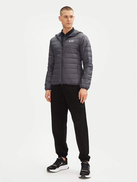 EA7 Emporio Armani EA7 Emporio Armani Kurtka puchowa 8NPB24 PNGPZ U8115 Szary Regular Fit