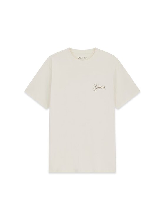 Guess Guess T-Shirt 183047 Beżowy Classic Fit
