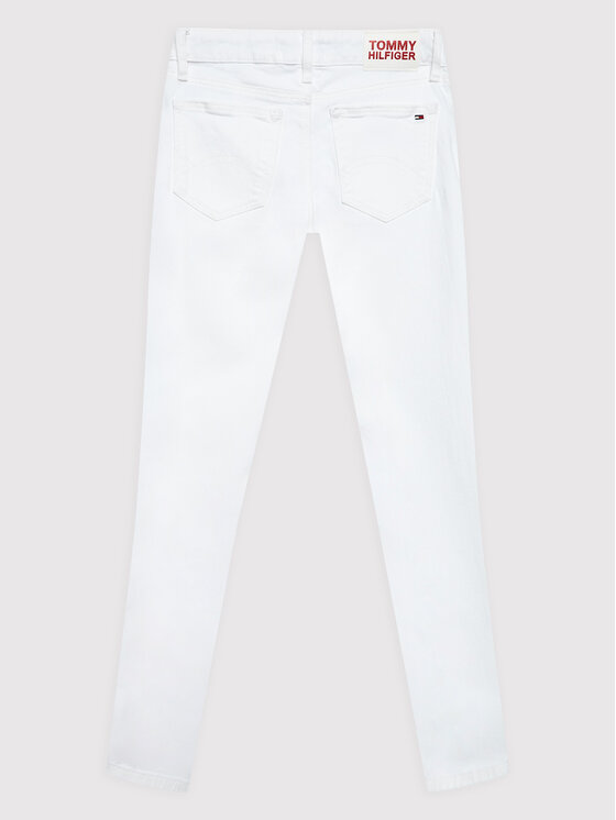 White jeans tommy hilfiger clearance