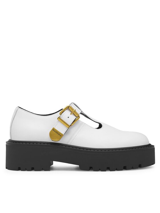Pantofi Badura BENEDICTE-01 Alb