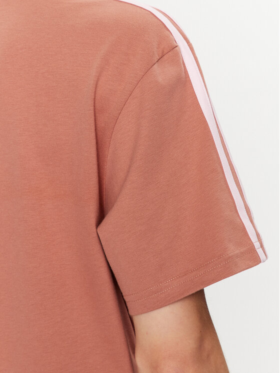 adidas adidas Футболка Essentials 3-Stripes T-Shirt IM2871 Коричневий Loose Fit