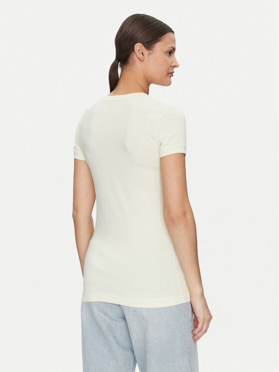Guess Guess T-särk W2YI44 J1314 Kollane Slim Fit