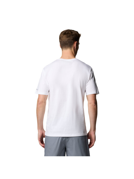 Columbia Columbia T-shirt Columbia Path Lake II Graphic Tee Bianco Regular Fit