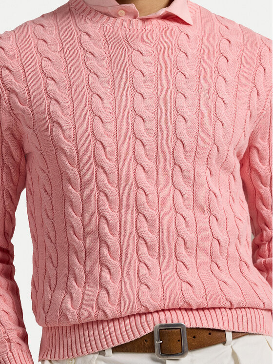 Polo Ralph Lauren Polo Ralph Lauren Sweter 710965867004 Różowy Regular Fit