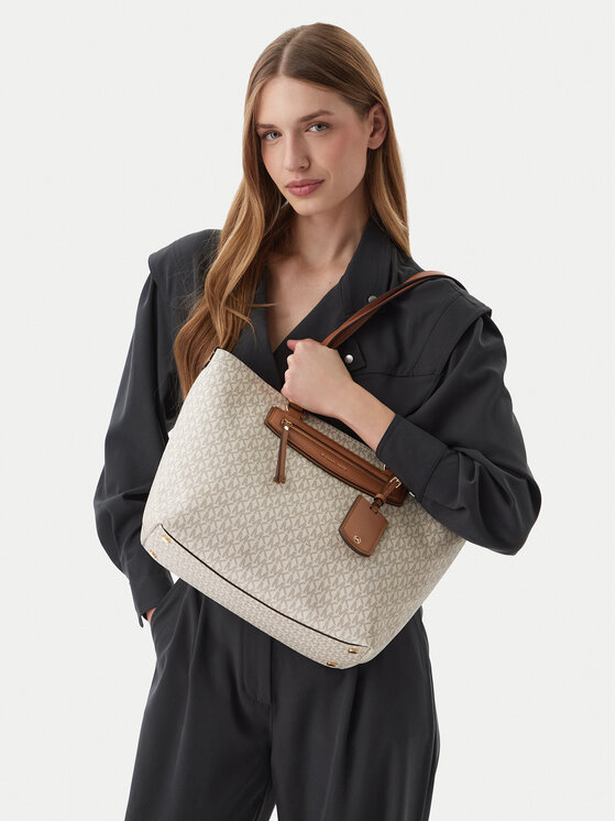 MICHAEL Michael Kors MICHAEL Michael Kors Ročna torba 30S6GTVT2B Écru