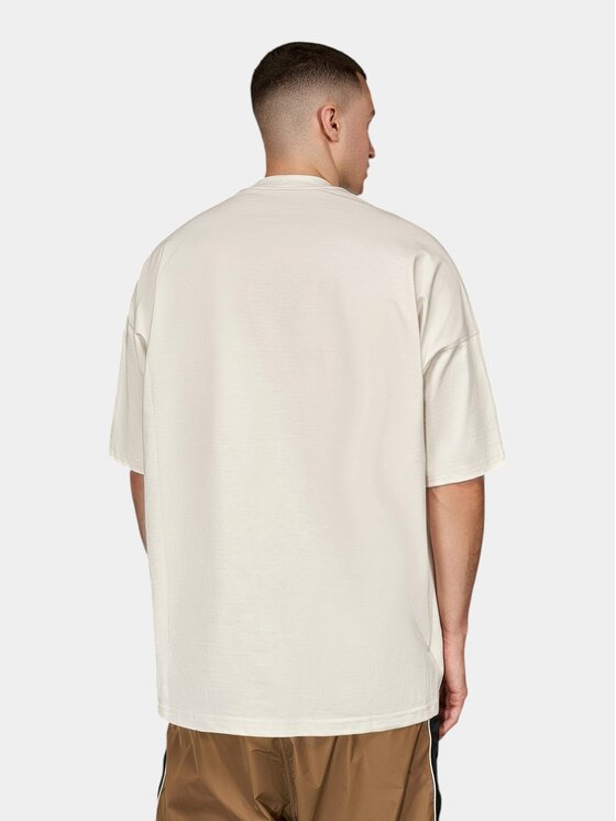 MADE BY SOCIETY MADE BY SOCIETY T-Shirt Tricou Zenith Utility Core -T17100 Beżowy Basic Fit