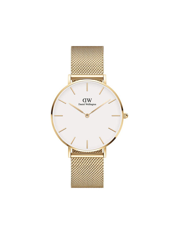 Daniel Wellington Daniel Wellington Zegarek Petite Yg Mesh DW00100346 Złoty