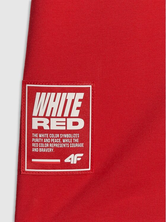 4F 4F T-Shirt 4FRSS26TTSHM4200-62S Κόκκινο Regular Fit