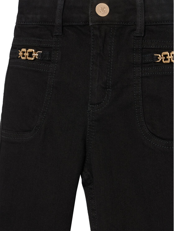 Abel & Lula Abel & Lula Traperice 5721 Crna Flare Fit