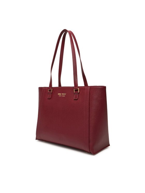 Nine West Nine West Ročna torba CEO-Midtown Maven-LX9844 Bordo rdeča
