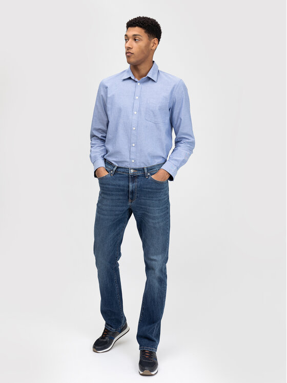 BIG STAR BIG STAR Koszula trixi_401 Niebieski Basic Fit