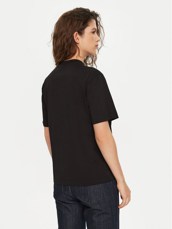 Karl Lagerfeld Jeans Karl Lagerfeld Jeans Tričko A1W17006 Čierna Regular Fit