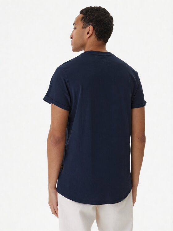 G-Star Raw G-Star Raw T-Shirt Lash R T D16396-2653-B111 Granatowy Regular Fit