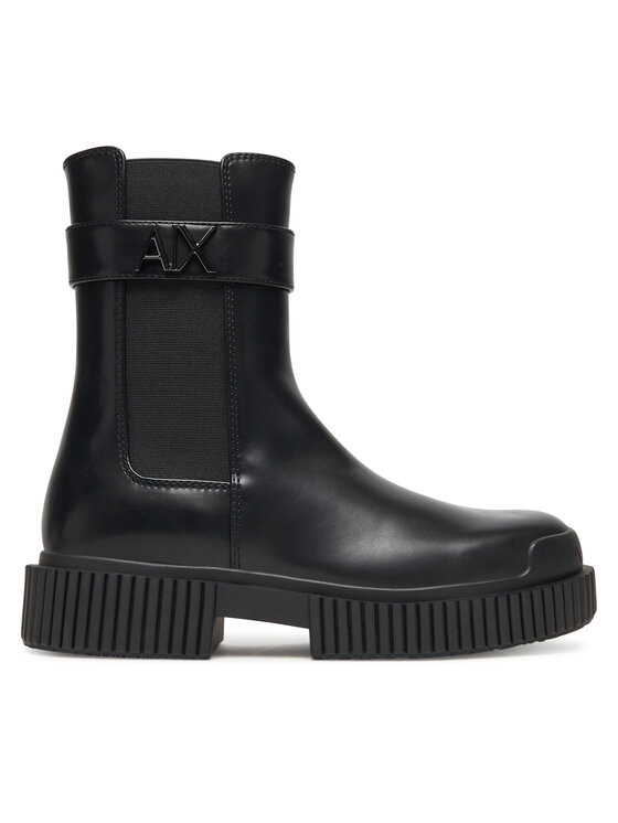 Armani Exchange Armani Exchange Bokacsizma XW001634 AF17474 UC001 Fekete