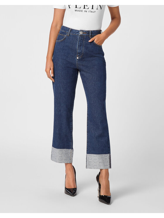 PHILIPP PLEIN PHILIPP PLEIN Jeansy 20217 Błękitny Loose Fit