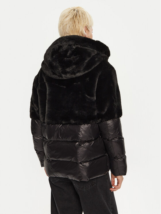 Blauer Blauer Μπουφάν πουπουλένιο 24WBLDC02290-999 Μαύρο Regular Fit