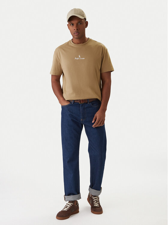 Polo Ralph Lauren Polo Ralph Lauren Marškinėliai 710981370005 Smėlio Classic Fit