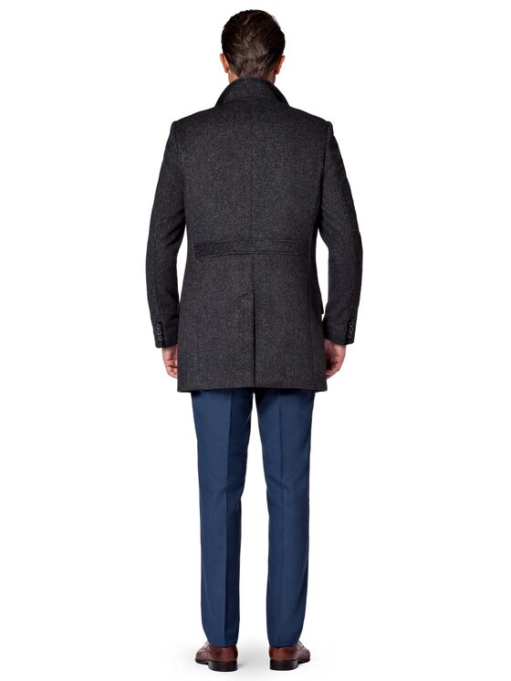 Lancerto Lancerto Płaszcz wełniany Andro KU054217000005 Szary Regular Fit