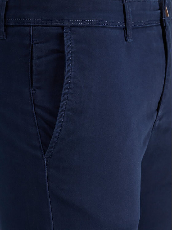 Jack & Jones Jack & Jones Pantaloni chino Marco 12150148 Bleumarin Slim Fit