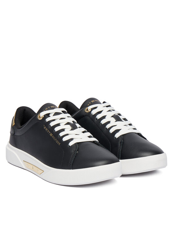 Tommy Hilfiger Tommy Hilfiger Sportcipők Essential Chic Court Sneaker FW0FW09019 Fekete