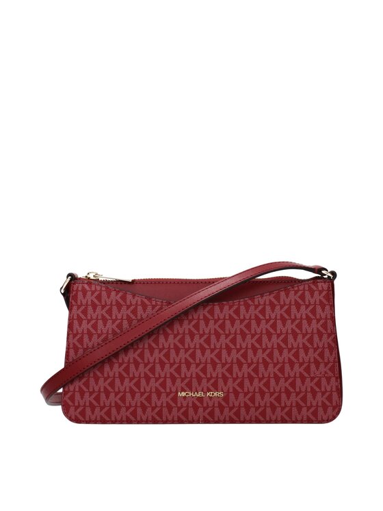 Michael Kors Michael Kors Torebka Red Fabric Crossbody Czerwony