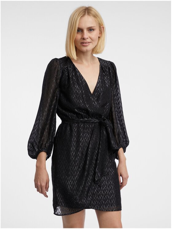 Orsay Orsay Sukienka 415049660000__38 Czarny Regular Fit