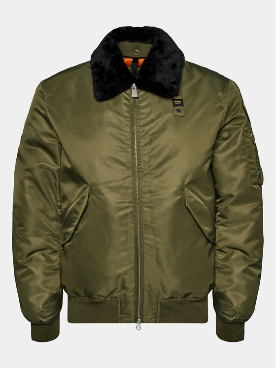 Blauer Blauer Bomber 23WBLUC02132 Zelena Regular Fit