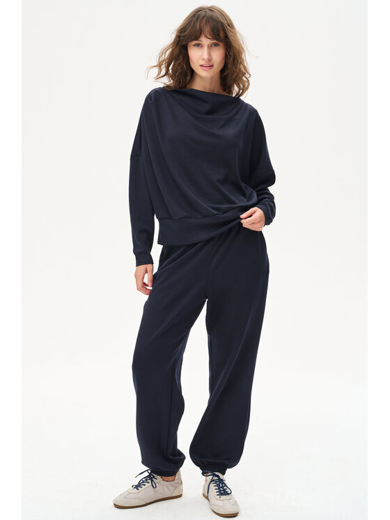 blue shadow blue shadow Bluza Tracy Granatowy Regular Fit