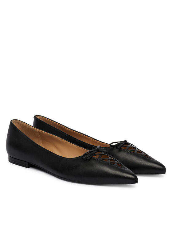 LAUREN RALPH LAUREN LAUREN RALPH LAUREN Balerina 802P06376002 Fekete