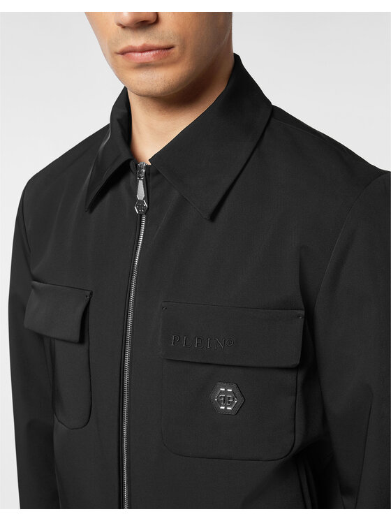 PHILIPP PLEIN PHILIPP PLEIN Kurtka bomber 25521 Czarny Regular Fit