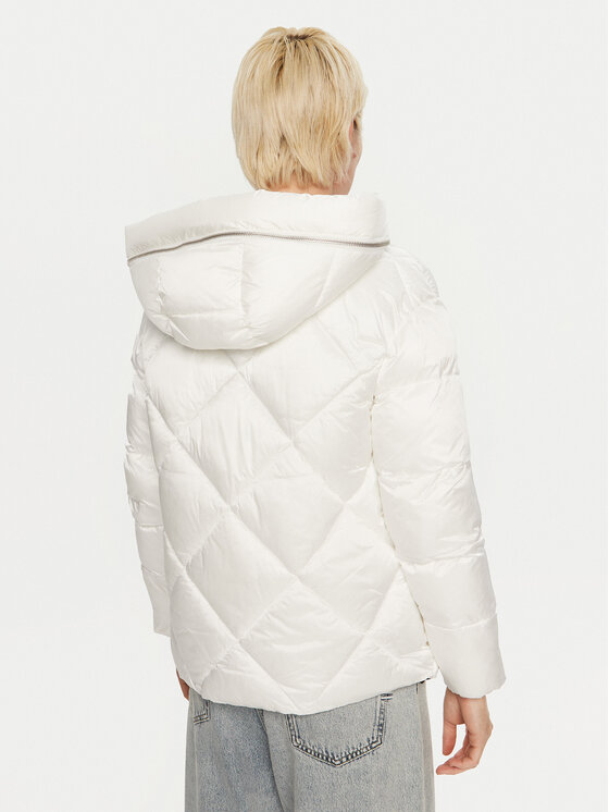 Blauer Blauer Pehelykabát 24WBLDC02273 Fehér Regular Fit