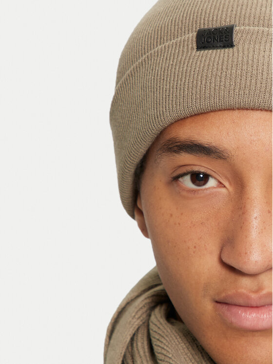 Jack&Jones Jack&Jones Set šal i kapa 12163827 Bež