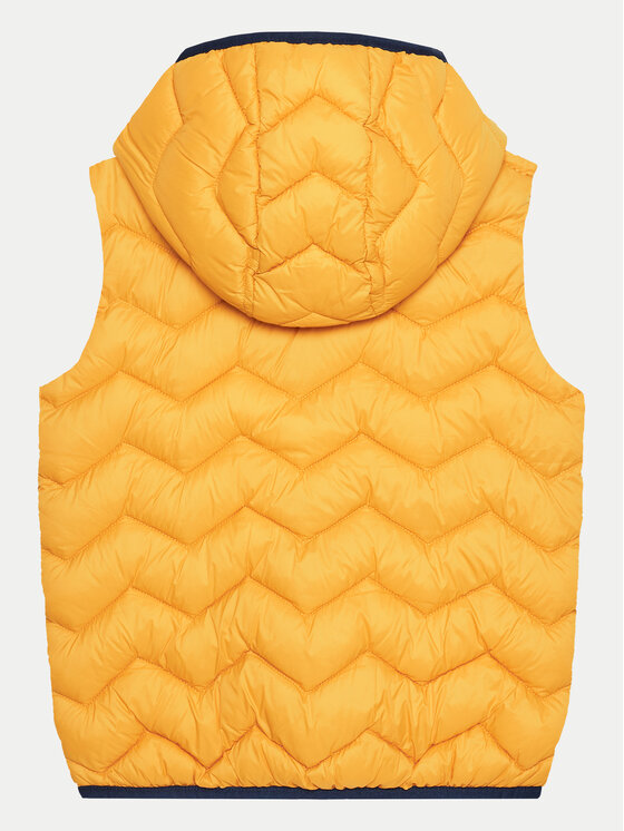 United Colors Of Benetton Gilet 2TWDGJ00G Giallo Regular Fit Modivo