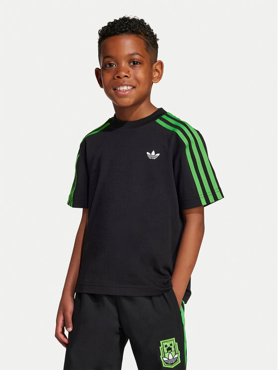 adidas adidas Marškinėliai Minecraft JW5330 Juoda Loose Fit