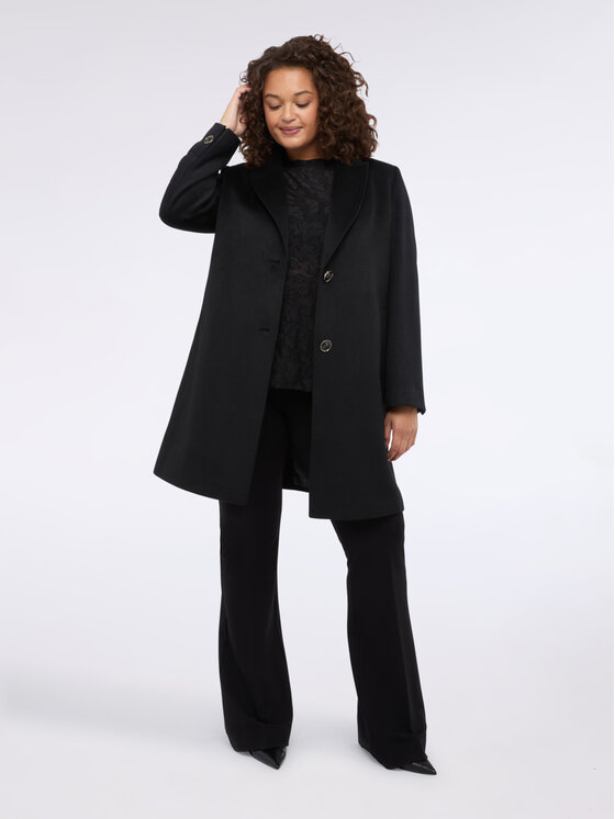 Fiorella Rubino Fiorella Rubino Cappotto 0220T000321N033 Nero Regular Fit