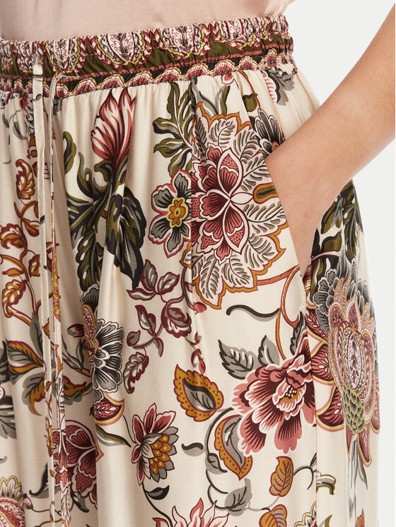 ViCOLO ViCOLO Palazzo hlače TD0829 Bež Wide Leg