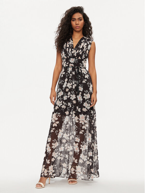 Női Koktélruha Guess, Méret: XS, Fekete, W3GK60 WDW82