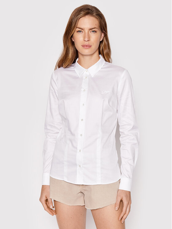 Guess Guess Сорочка W2YH41 WAF10 Білий Slim Fit