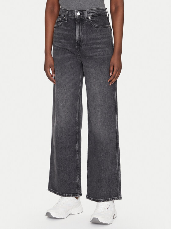 Tommy Jeans Tommy Jeans Džinsai Claire DW0DW20660 Pilka Wide Leg