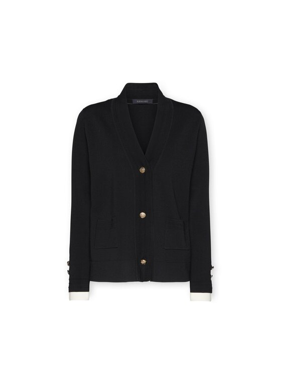 Elena Mirò Elena Mirò Sweter M576Z000717N0A1 Czarny Regular Fit