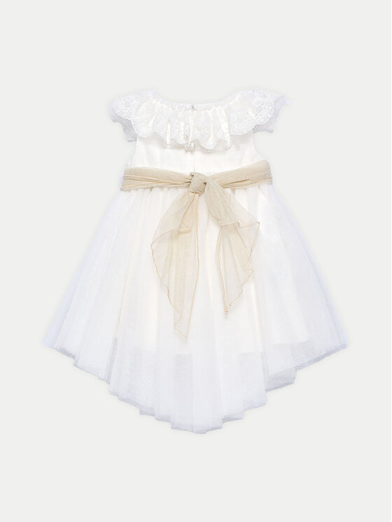 Abel & Lula Abel & Lula Елегантне плаття 5006 Білий Regular Fit