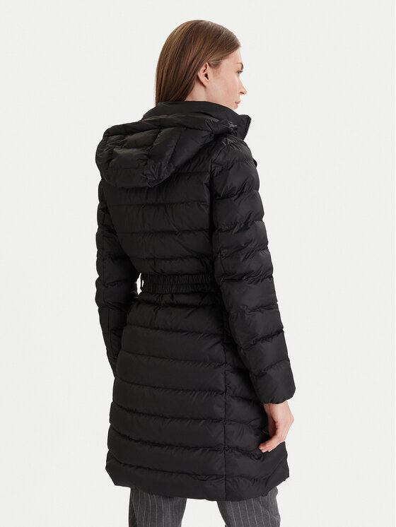 Geox Geox Žieminis paltas Catria W5626F T3152 F9000 Juoda Slim Fit