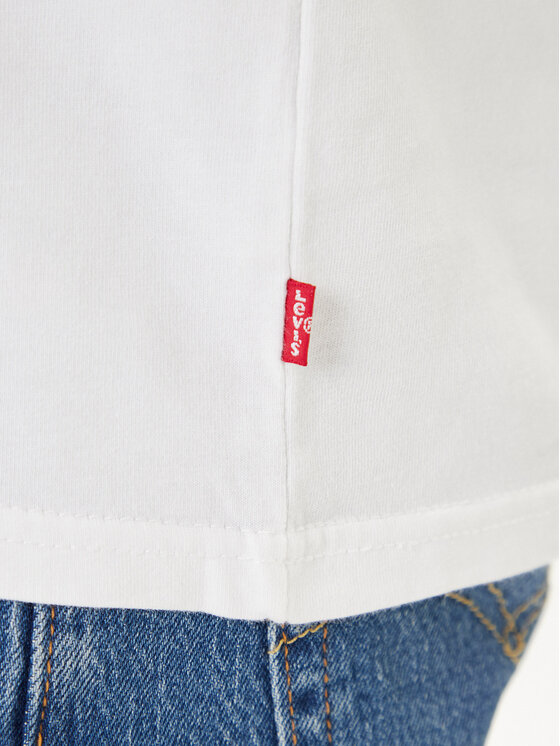 Levi's® Levi's® T-särk Baby Tab 79554-0039 Valge Loose Fit