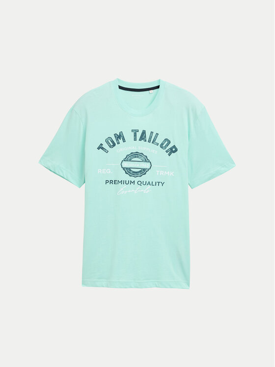 Tom Tailor Tom Tailor T-Shirt 1037735 Zielony Regular Fit