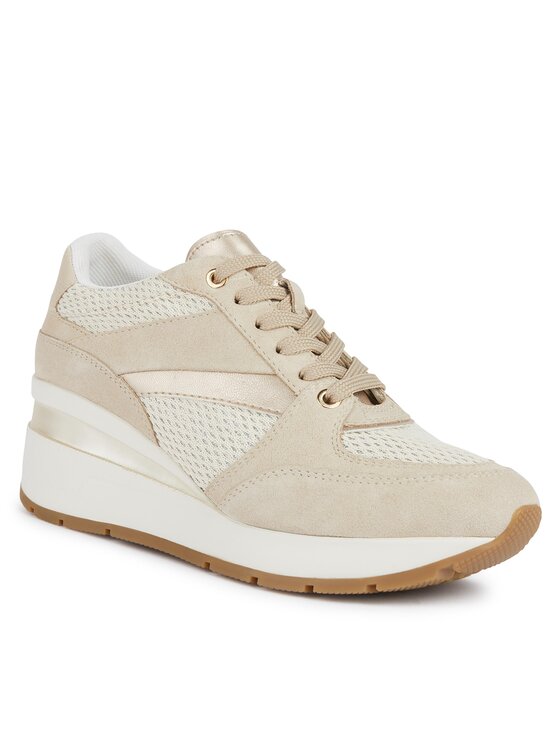 Geox Geox Sneakersy D Zosma D368LA 0AS22 C5AH6 Beżowy