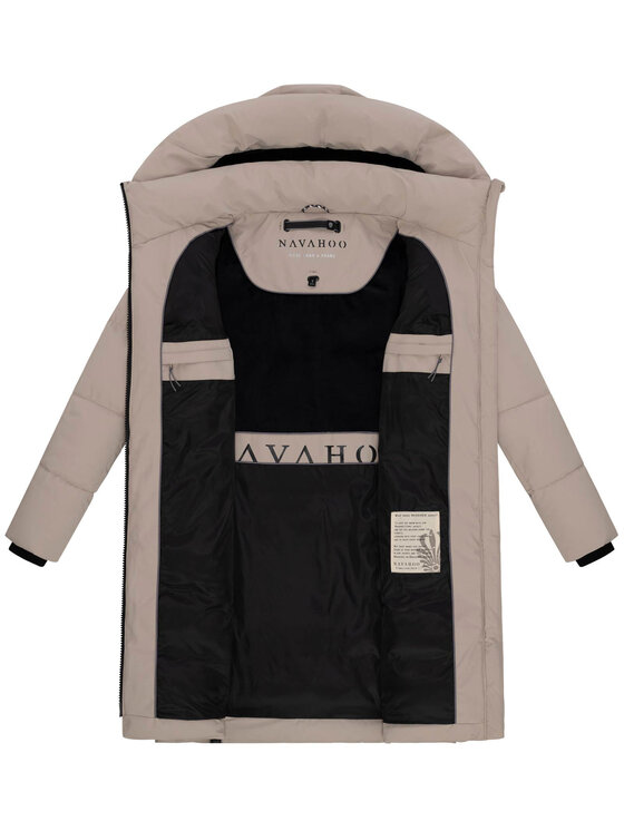 Navahoo Navahoo Kurtka zimowa Mondnebel Szary Regular Fit