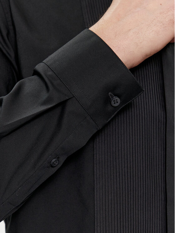 Calvin Klein Calvin Klein Srajca Evening K10K112092 Črna Slim Fit