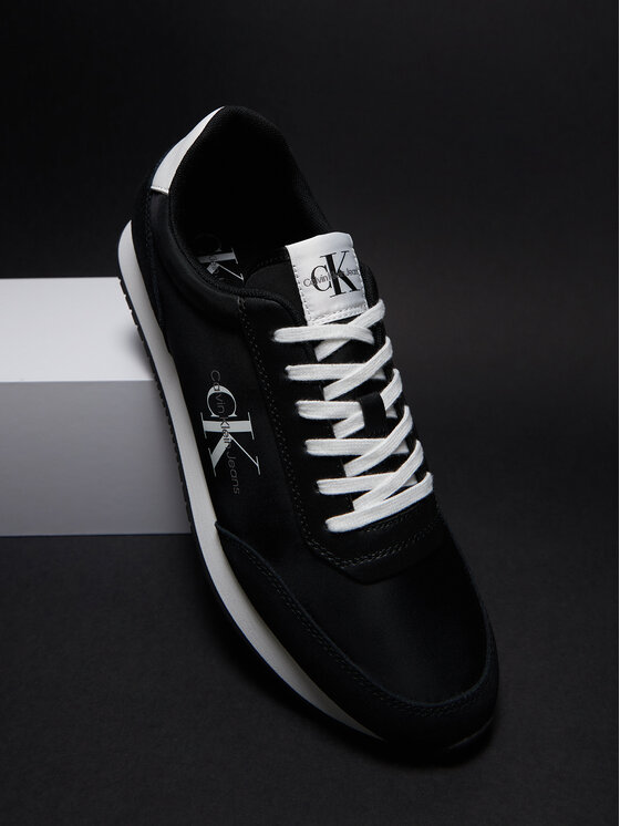 Calvin Klein Jeans Calvin Klein Jeans Tenisice Retro Runner Su/Ny Mono YM0YM00683 Crna