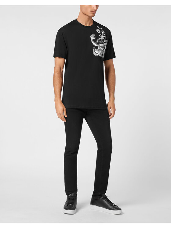 PHILIPP PLEIN PHILIPP PLEIN T-Shirt 9421 Czarny Regular Fit