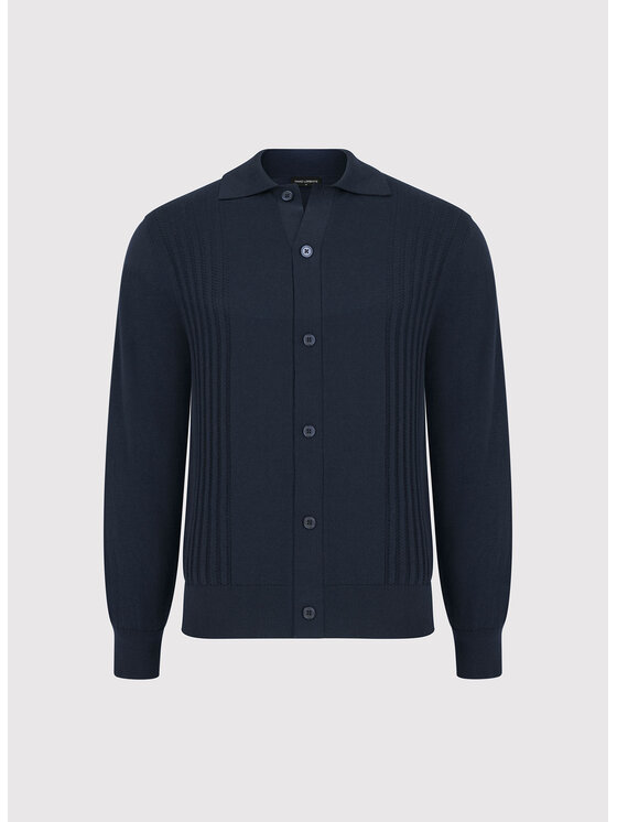 Pako Lorente Pako Lorente Sweter P25WF-2X-008 Granatowy Classic Fit